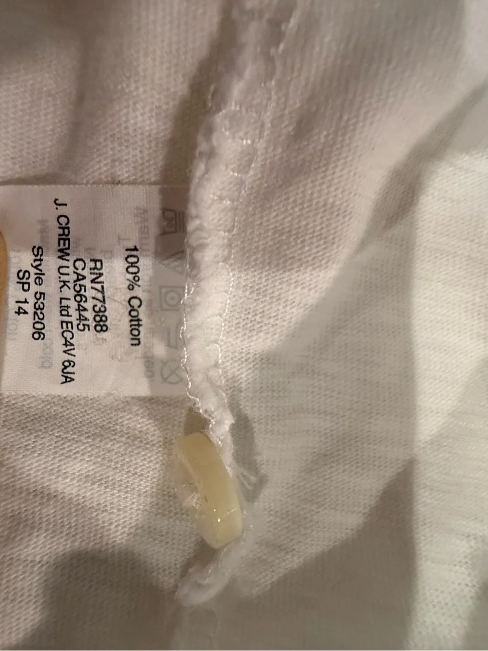 J.Crew Men’s Slub Cotton Polo Shirt – Size L